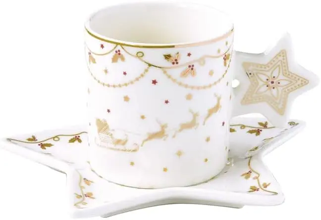 Etoile filante - Tasse et soucoupe