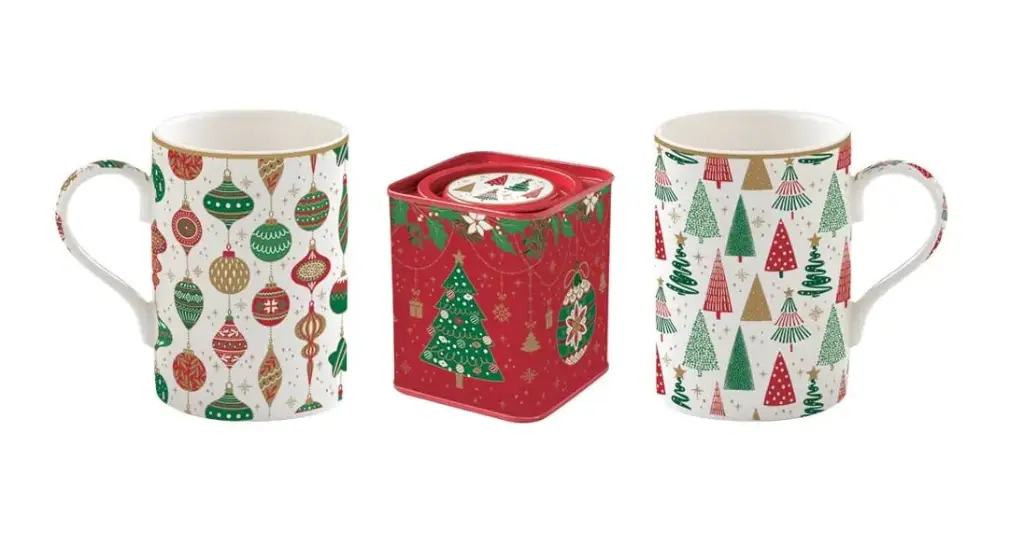 Jingle Bells - Set 2 mugs et boîte