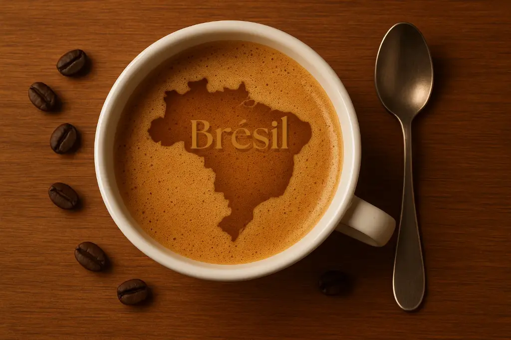 Arabica Brésil grains 