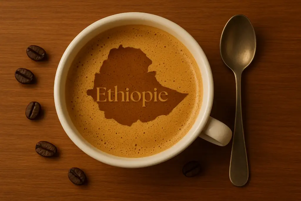 Arabica Ethiopie grains