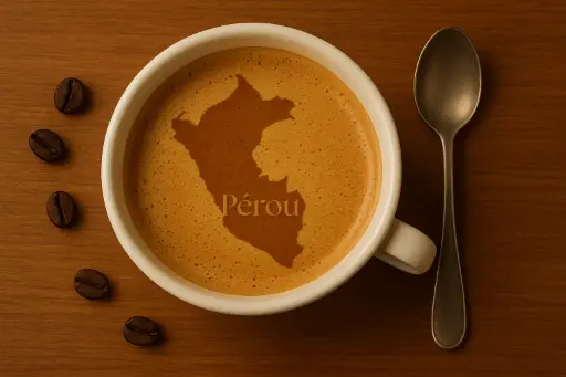 Arabica Pérou grains